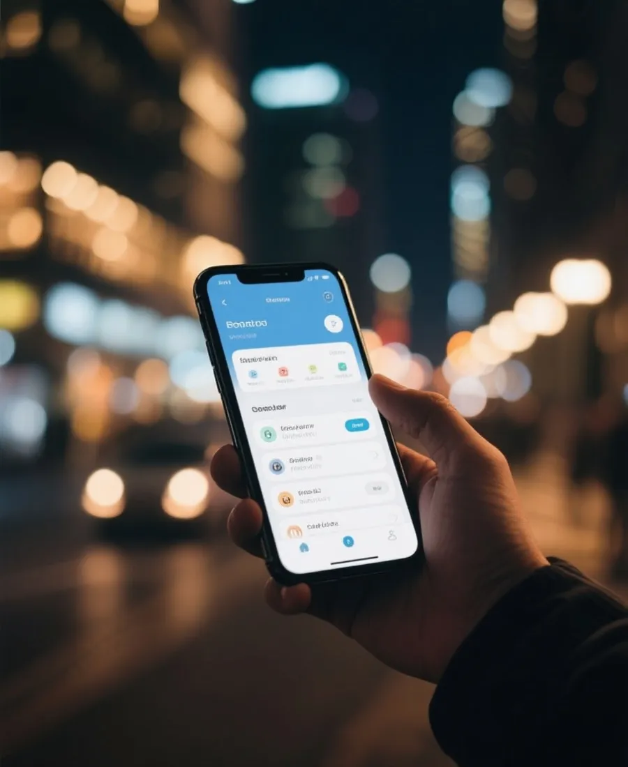 手机客户端使用场景展示